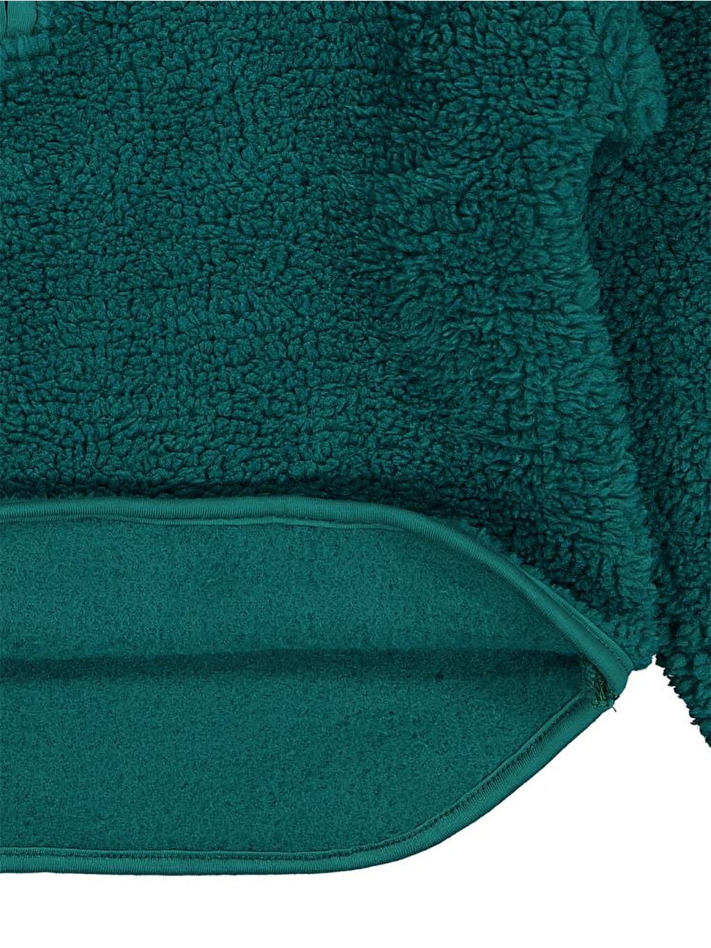 Haki Boys Biyeli Yarım Fermuarlı 6-9 Yaş Sweatshirt - Yeşil 9-10 Yaş-1