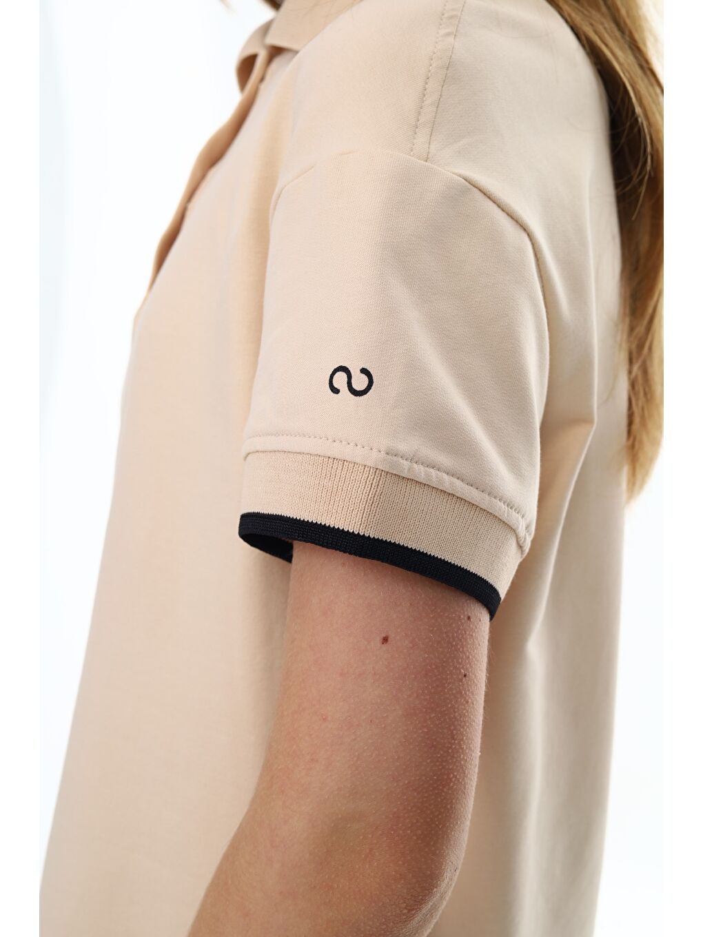 Bej Kız Çocuk Baskılı Tişört-3