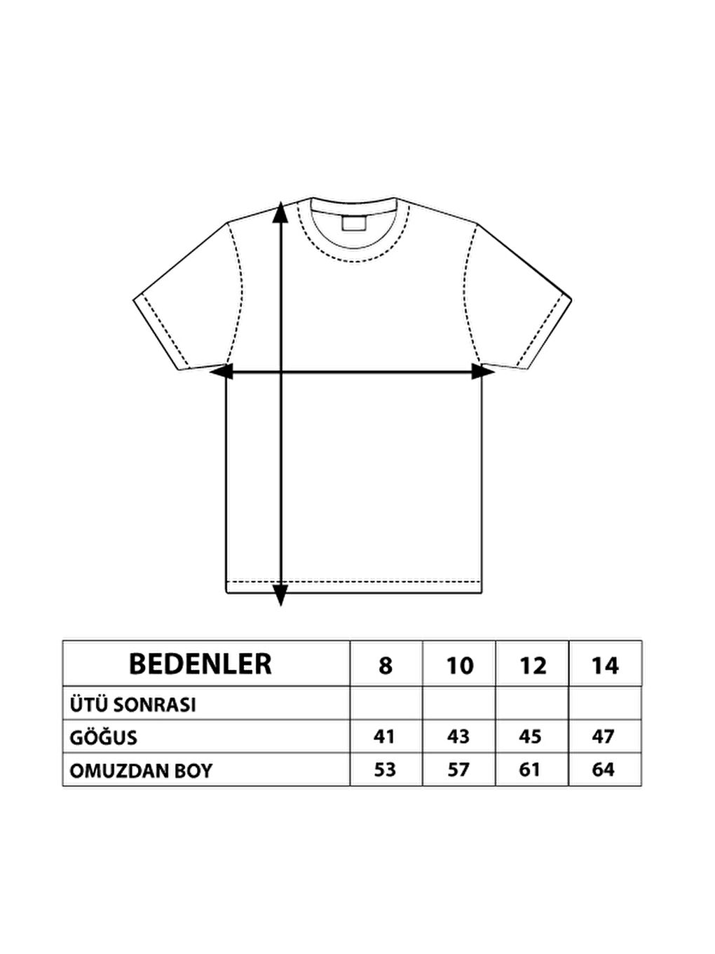 Siyah Erkek Çocuk Püskürtme Baskılı Tişört-1