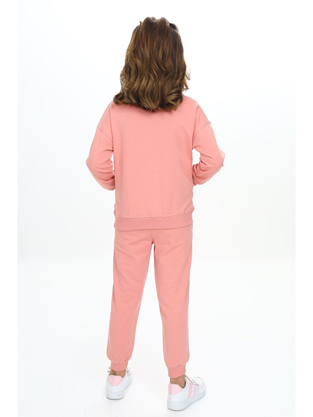 Mercan Kız Çocuk Nakışlı Eşofman Takım-2