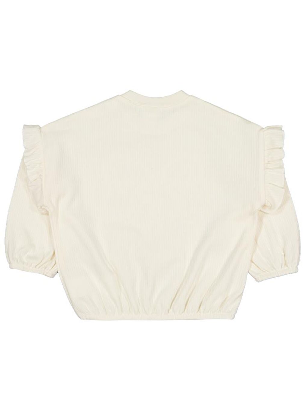 Baby Balerin Ayakkabı 6-18 Ay Sweatshirt - Ekru 6-9 Ay