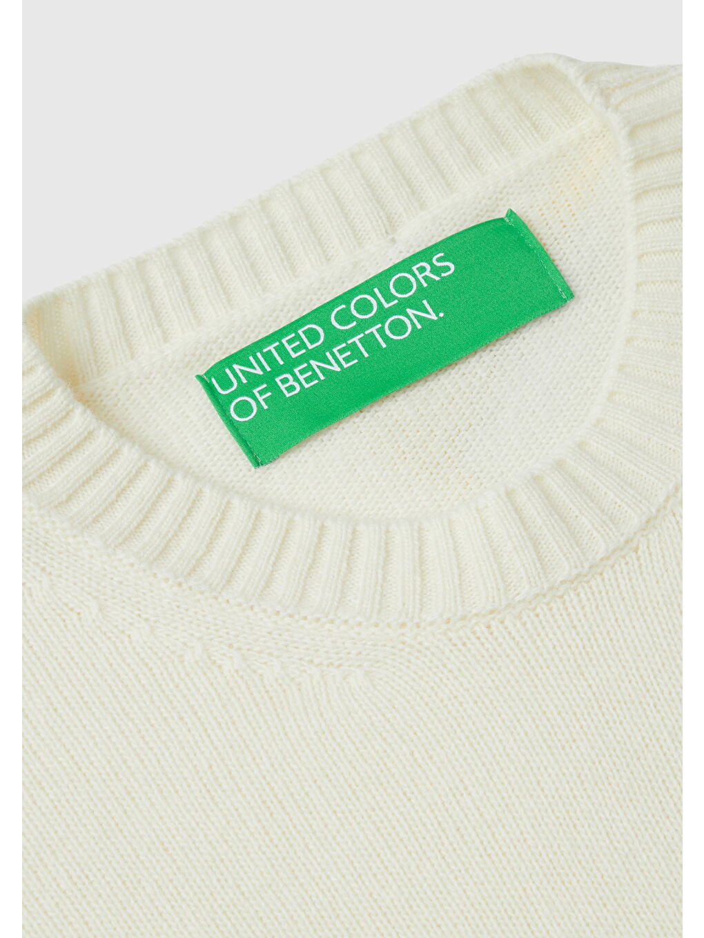 Bej Kadın Vanilya Yün Karışımlı Boxy Fit Kazak-5