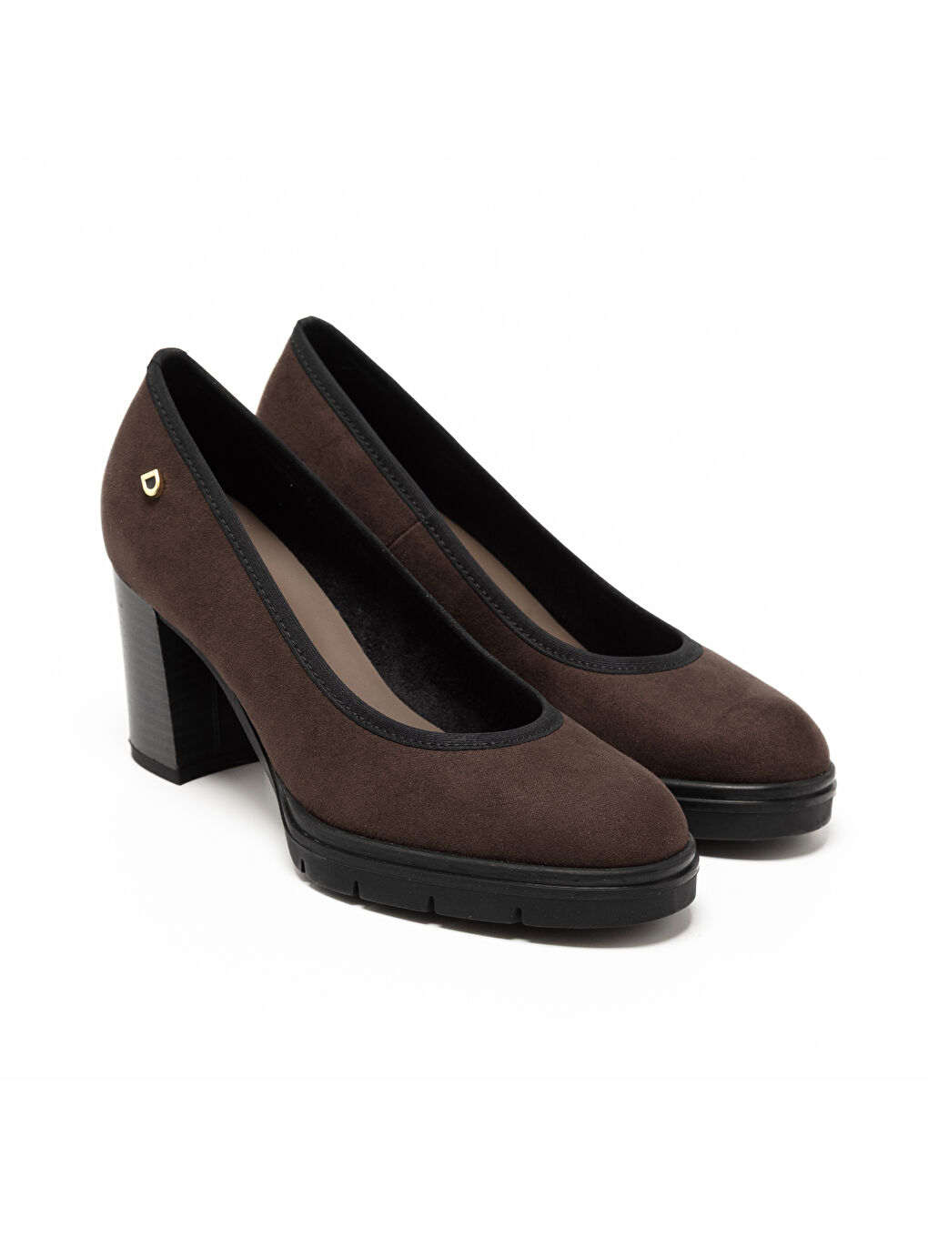 Kahverengi Kadın Topuklu / Stiletto 483700DS 3700DS Camoscio TDM-2