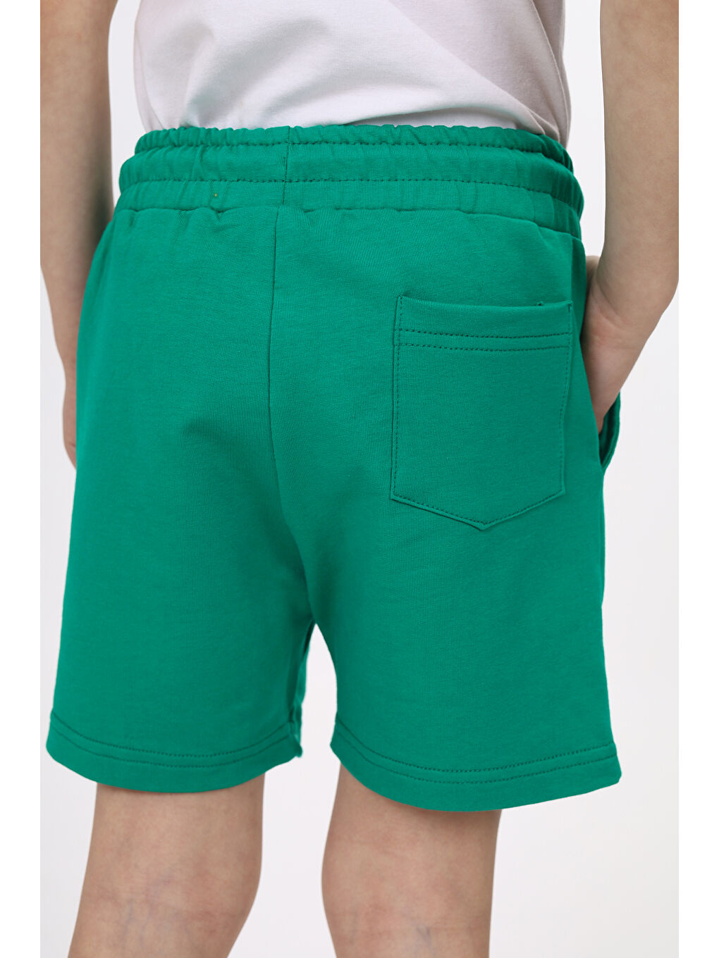 Yeşil Erkek Çocuk Baskılı Şort-4