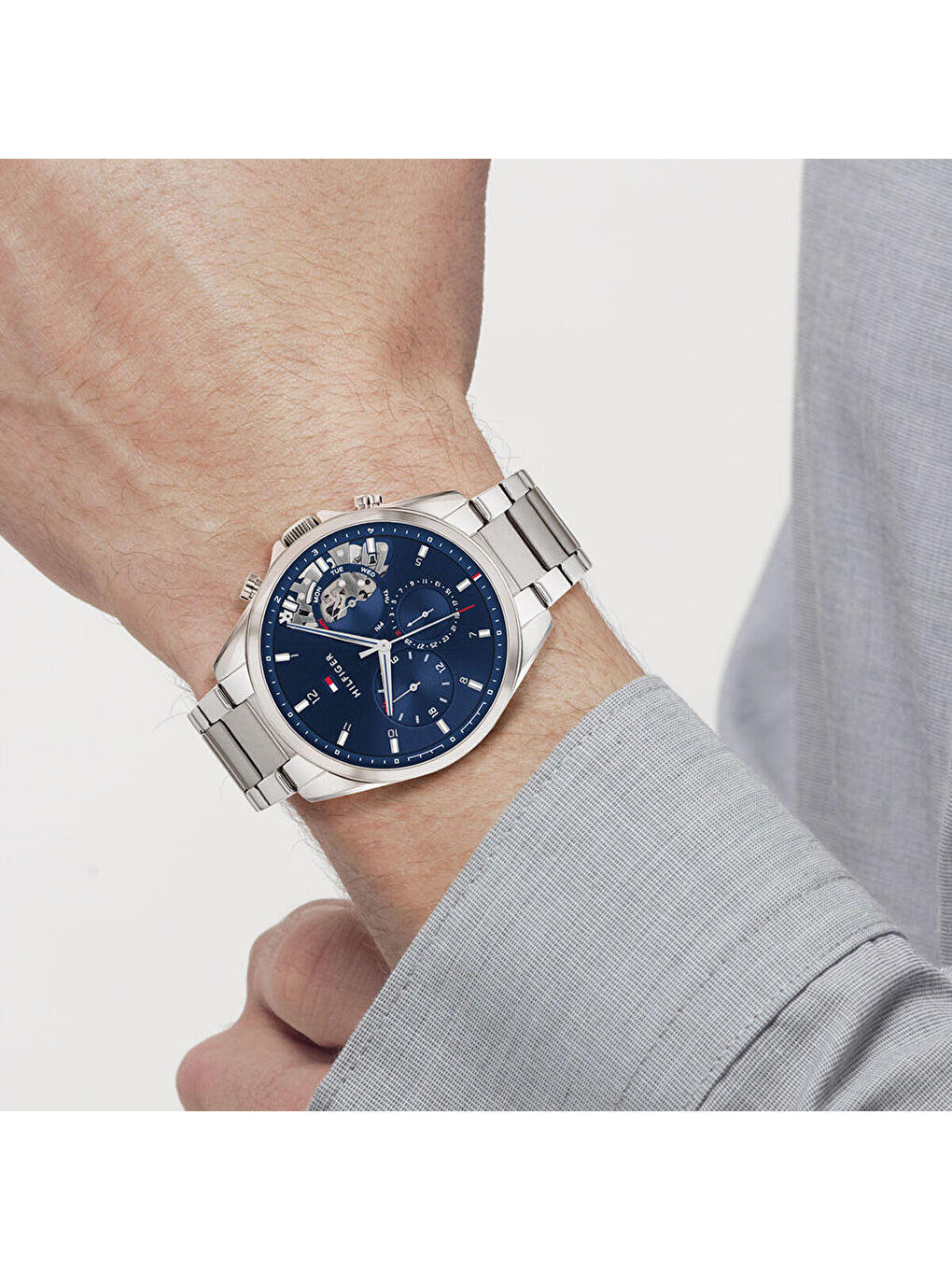 Gri TH1710448 Erkek Kol Saati-3