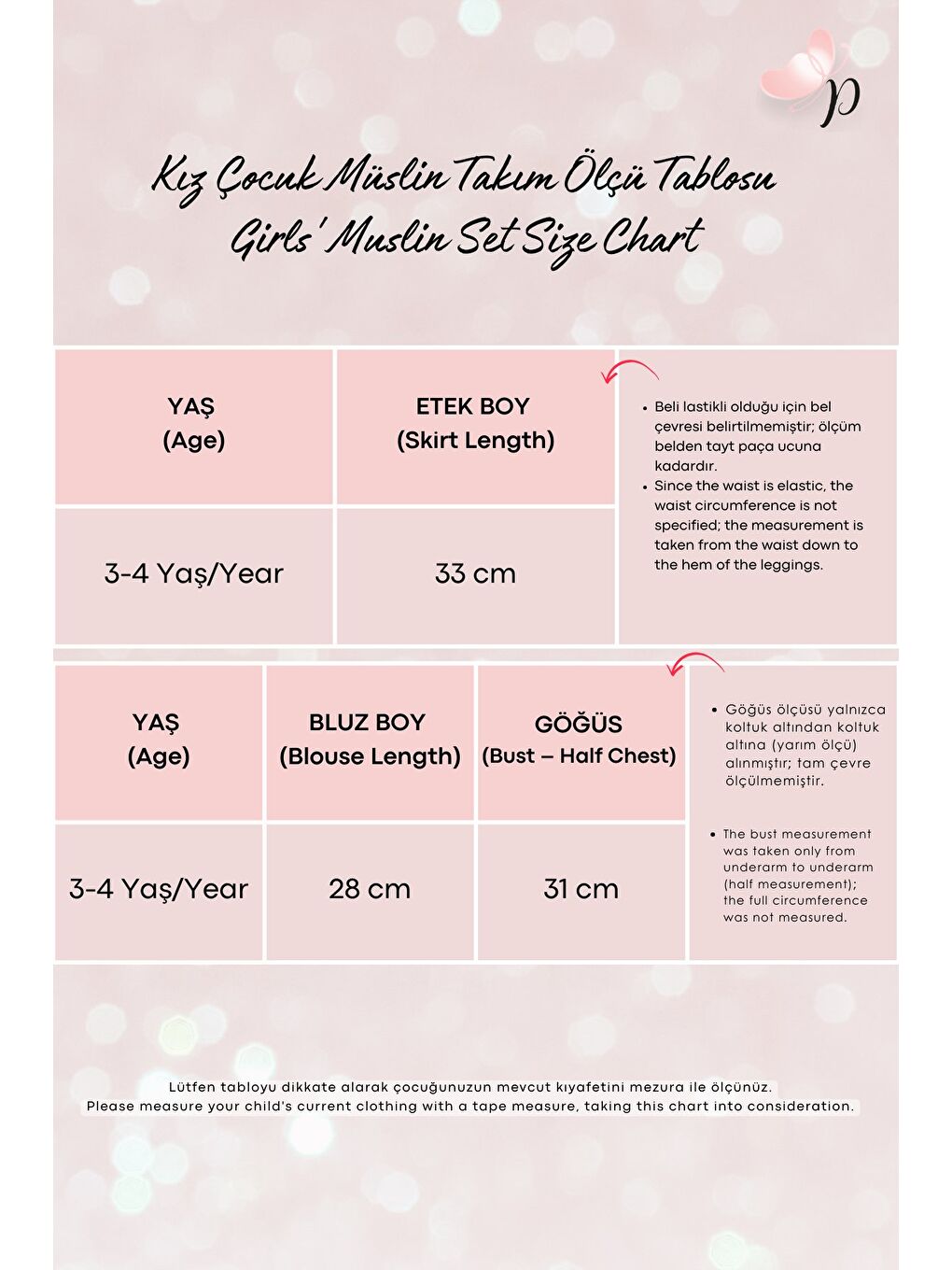 Kız Çocuk Müslin Kahverengi Etek Bluz Takım-3