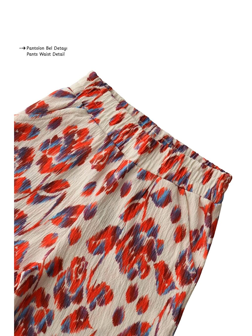 Kız Çocuk Çiçekli Turuncu Alt Üst Takım-3