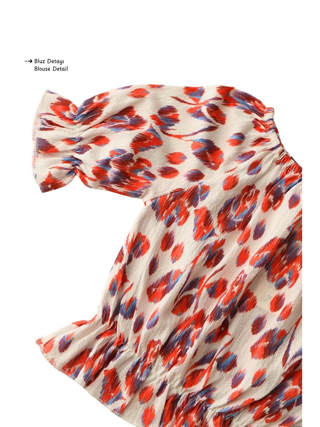 Kız Çocuk Çiçekli Turuncu Alt Üst Takım-4