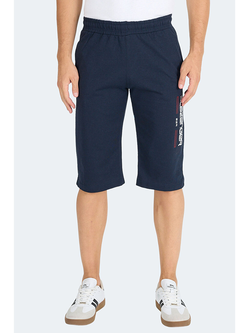 NEBO I Erkek Cepli Kapri Lacivert Şort-1