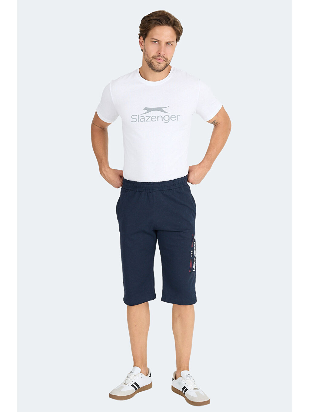 NEBO I Erkek Cepli Kapri Lacivert Şort-3