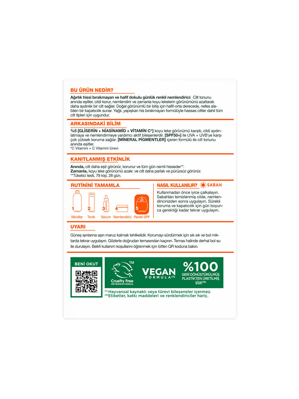 C Vitamini* 3 Etki 1 Arada Renkli Nemlendirici - Orta Ton-7