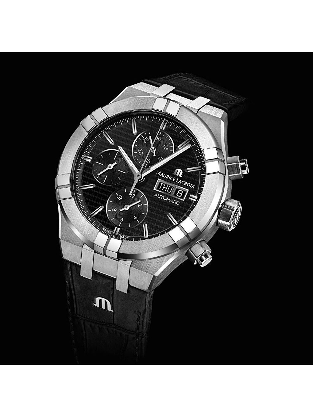 Siyah ML-AI6038SS001330-1 Erkek Kol Saati-1