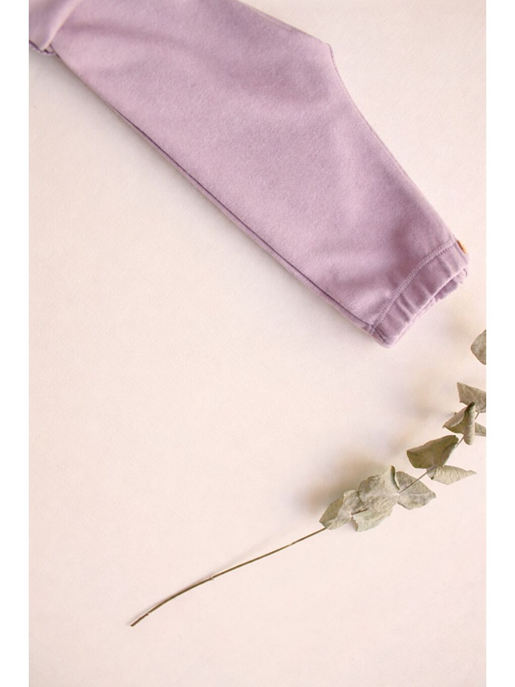 Mor Lila Bebek Penye Tekli Tayt-1