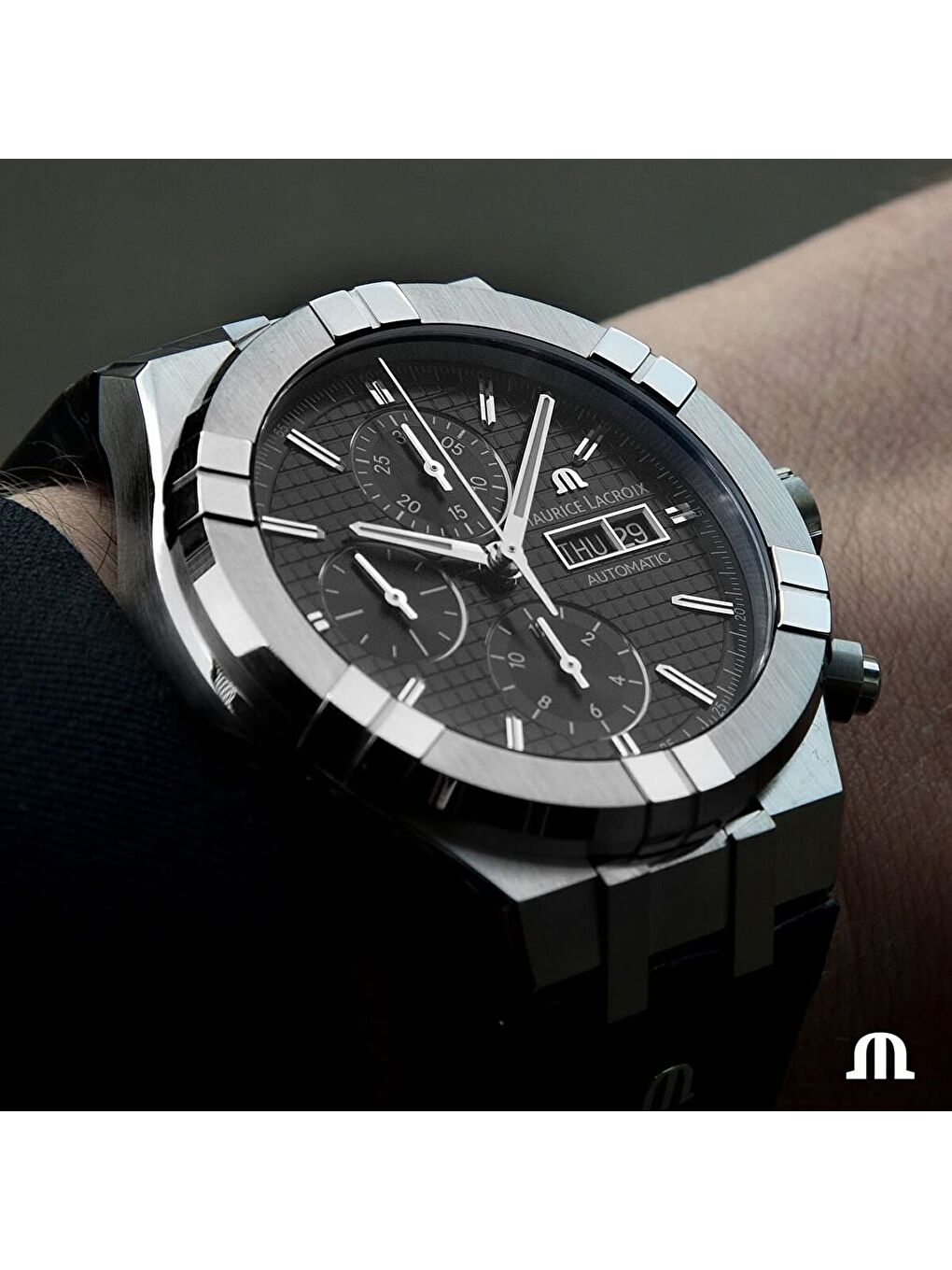 Siyah ML-AI6038SS001330-1 Erkek Kol Saati-2