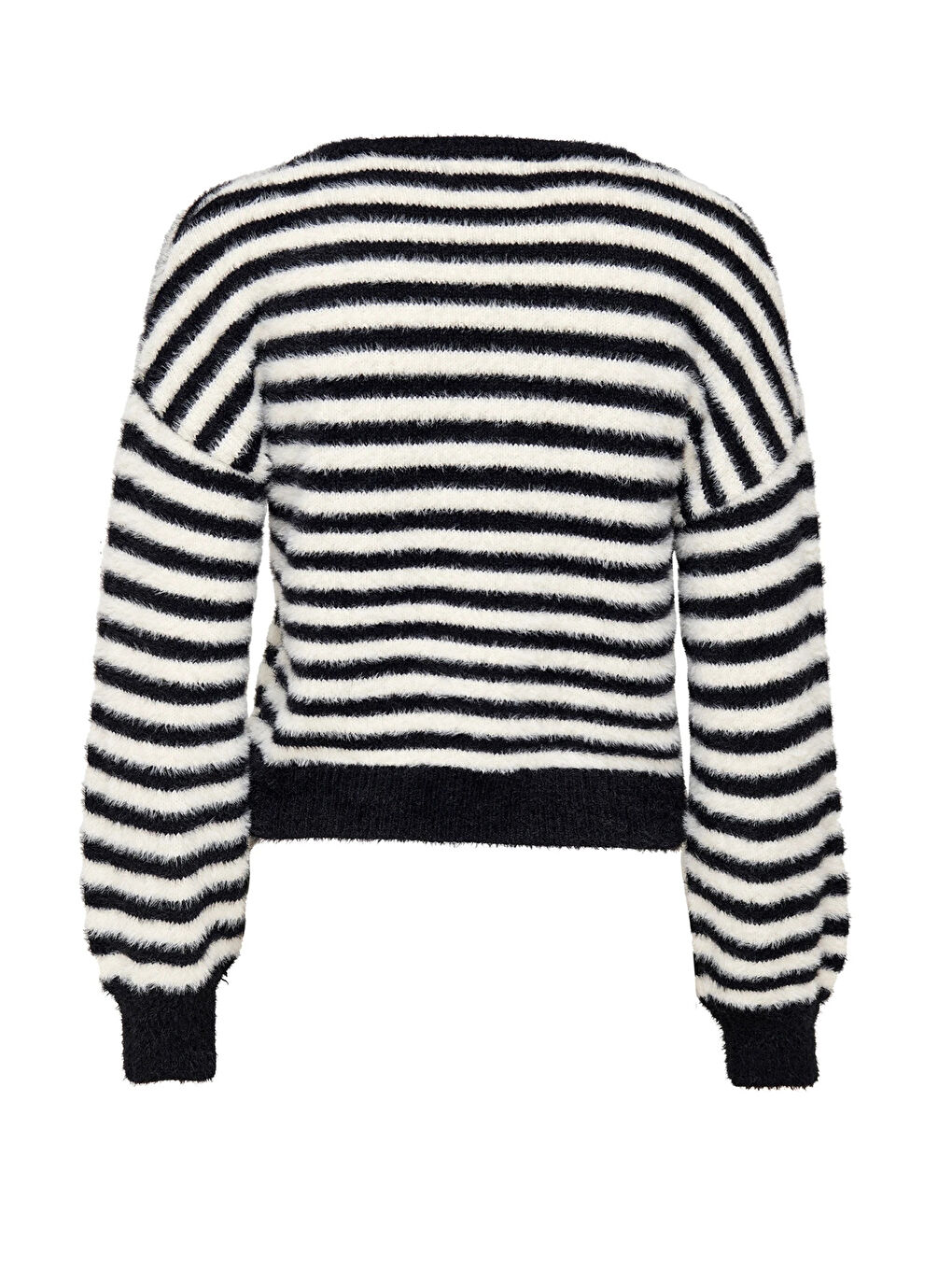 Siyah Onlpiumo Regular Fit Jakarlı Kazak 15235973-3