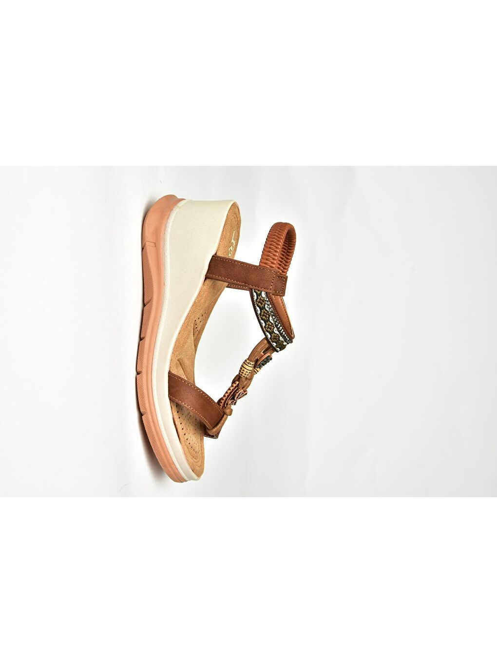 Kahverengi Taba Kadın Sandalet U2589268-4