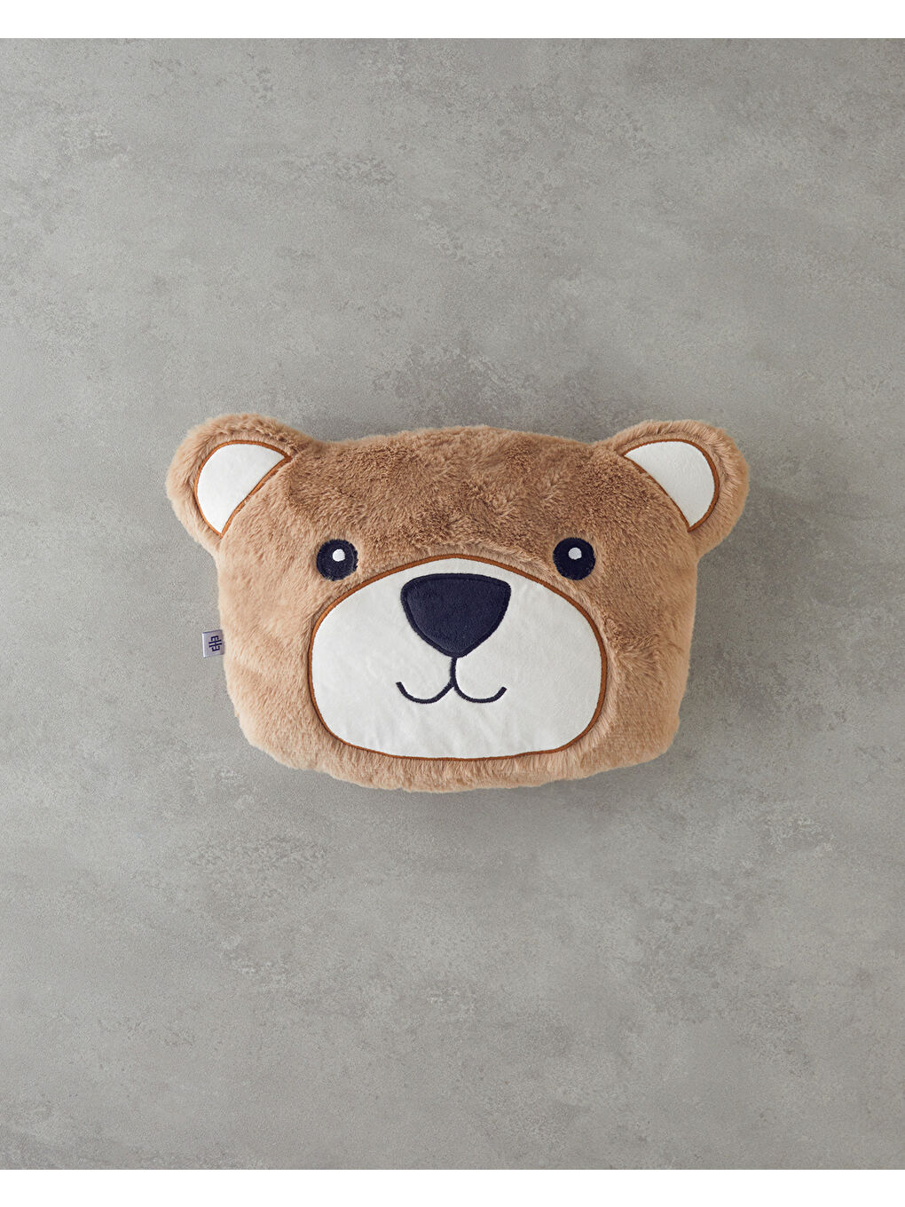 Kahverengi Happy Bear Bebe Dekoratif Kırlent 35x26 cm Kahve