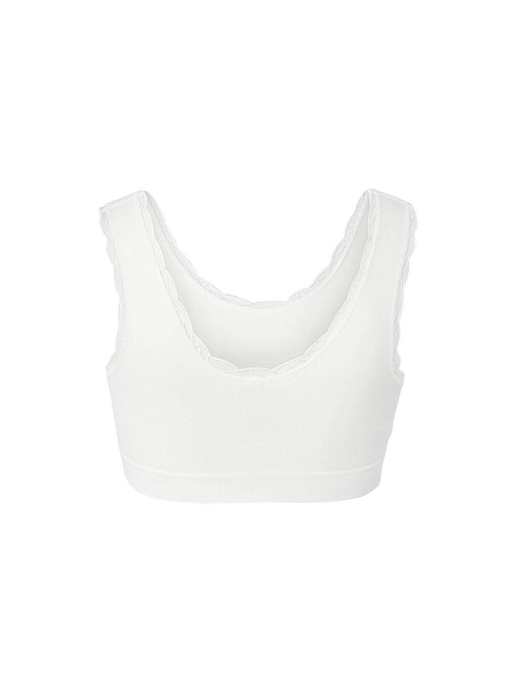 Kadın Büstiyer, Dikişsiz, Beyaz-1