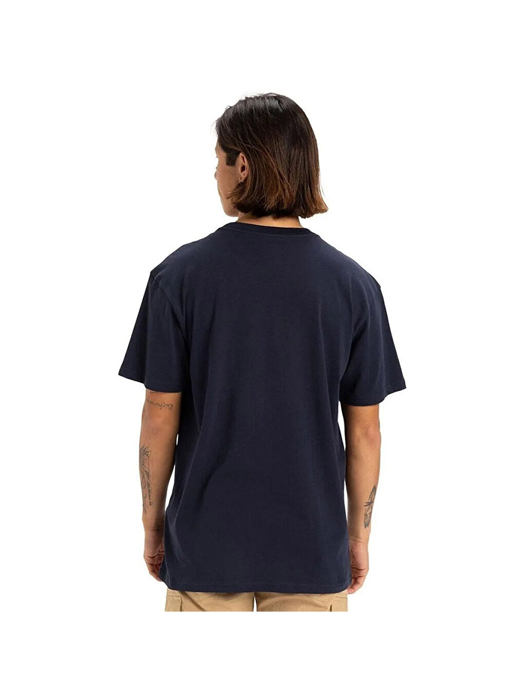 Locked Up Erkek Lacivert Yuvarlak Yaka Spor Tişört-1