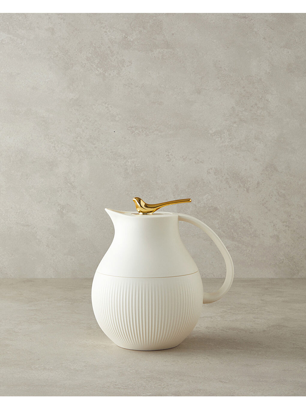 Good Mood Sparrow Cam Plastik Termos 0,95 L Bej