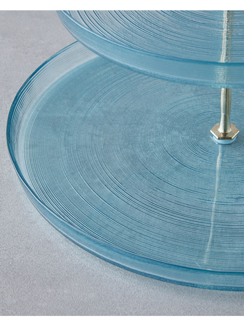 Aquacrest Cam Katlı Servis 21x28 cm Mavi-1