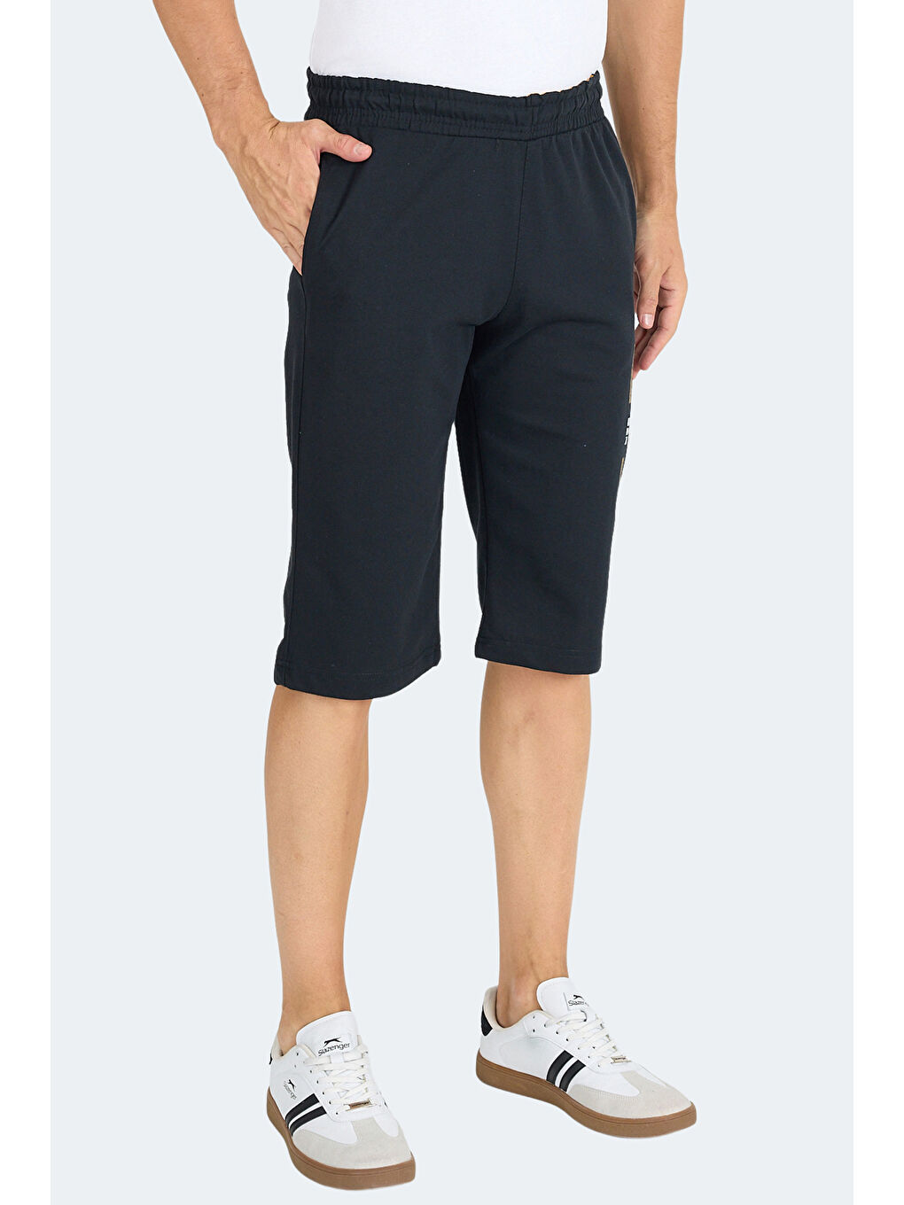 NEBO I Erkek Cepli Kapri Siyah Şort-2