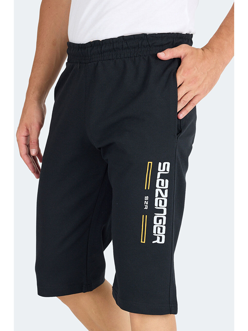 NEBO I Erkek Cepli Kapri Siyah Şort-4