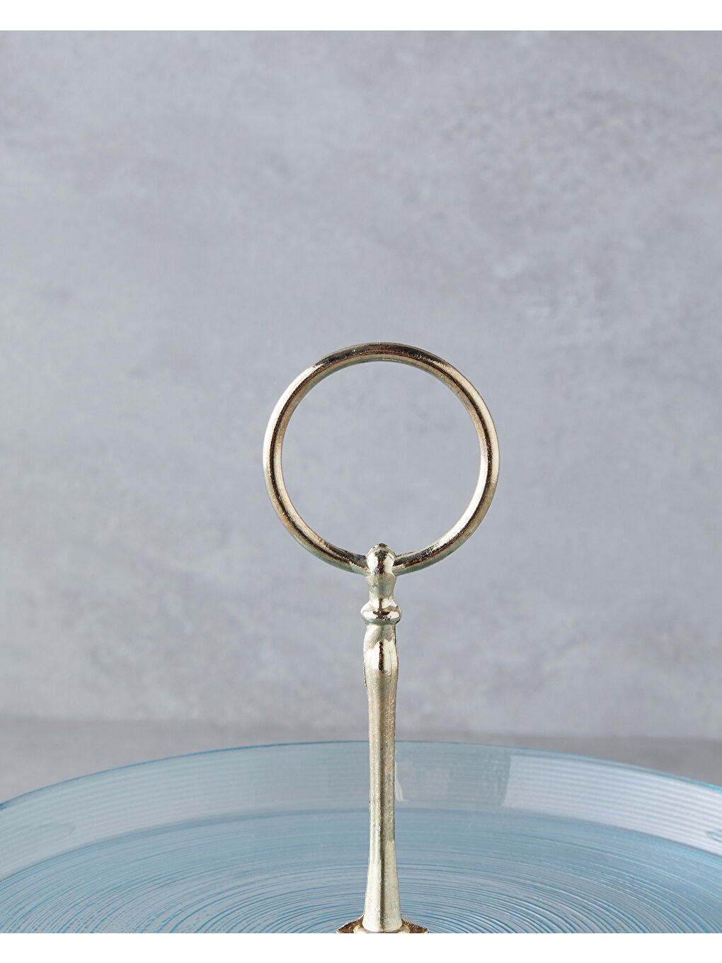 Aquacrest Cam Katlı Servis 21x28 cm Mavi-2