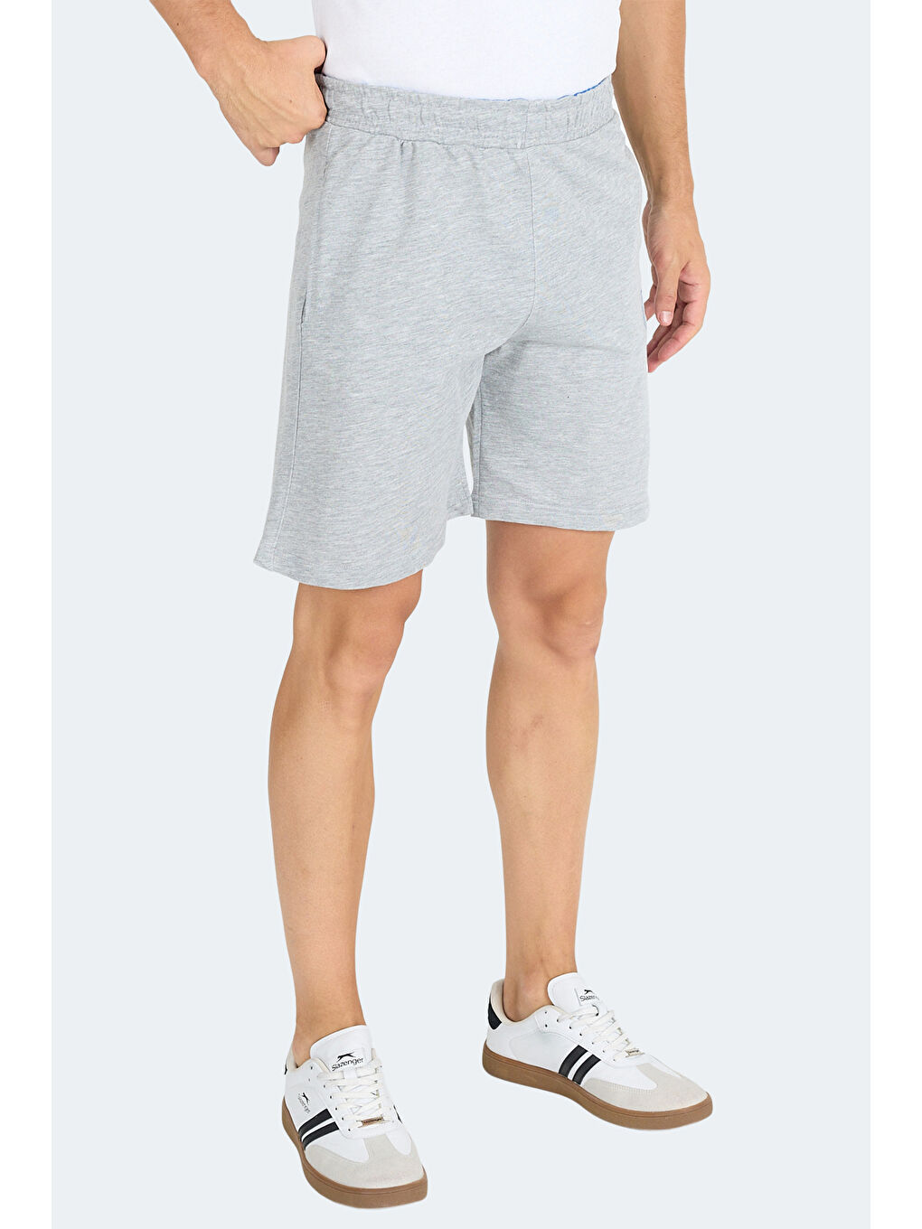 NEBO I Erkek Cepli Gri Şort-2