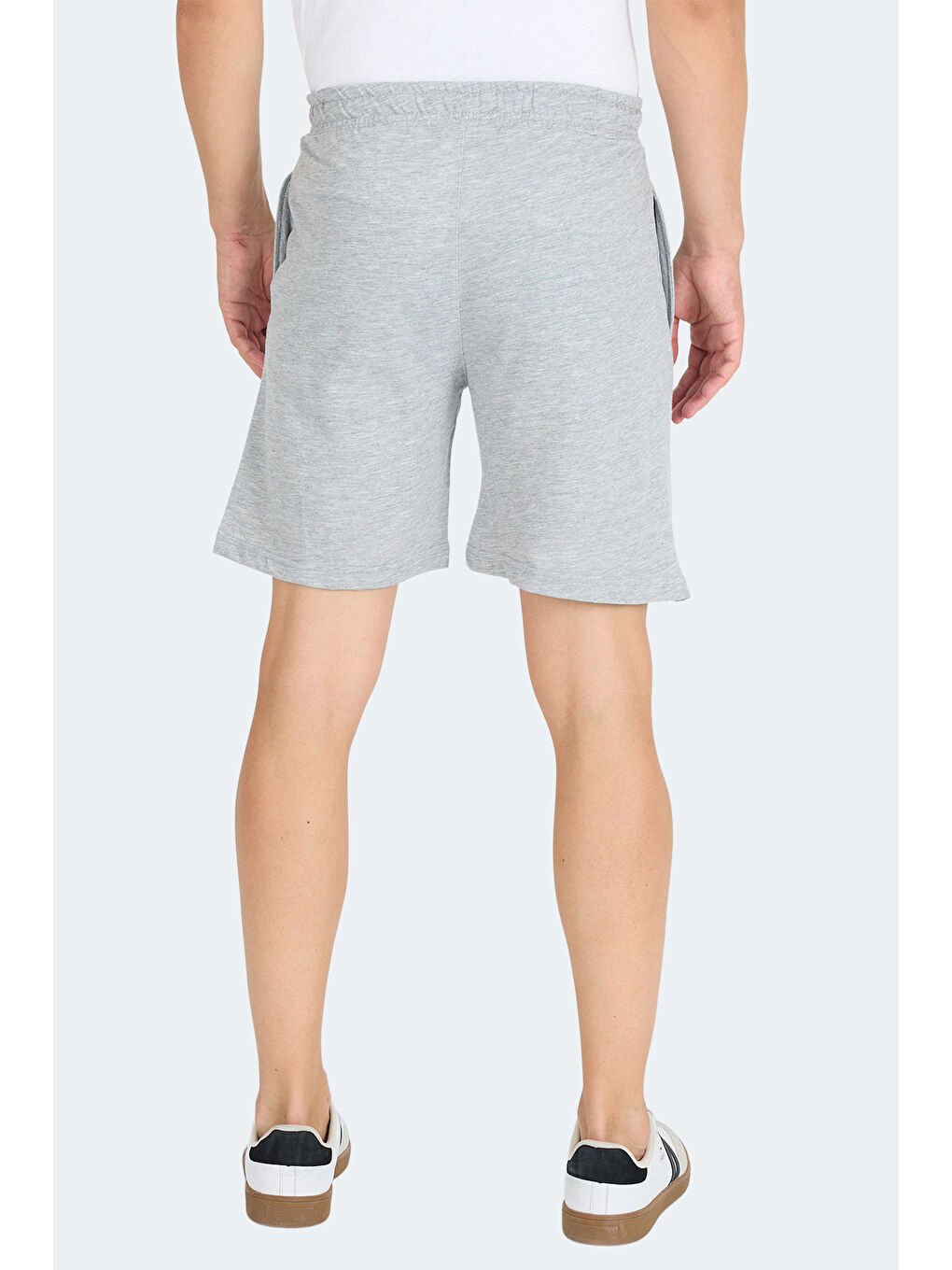 NEBO I Erkek Cepli Gri Şort-4