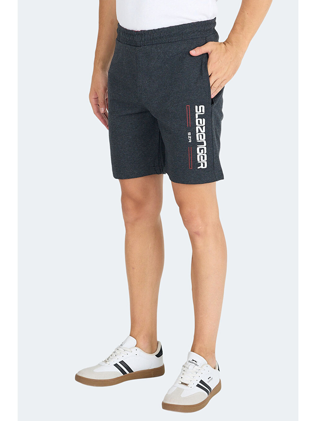 NEBO I Erkek Cepli Koyu Gri Şort