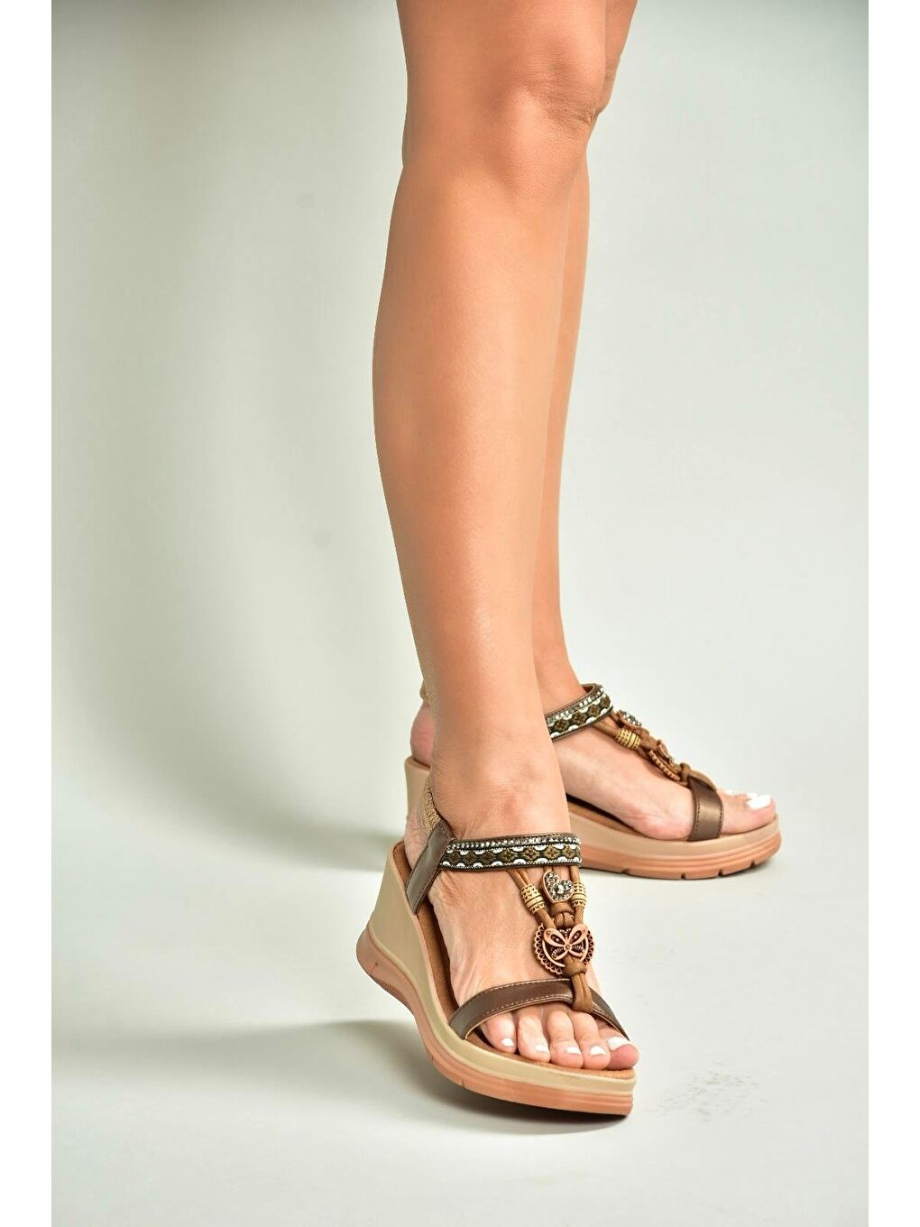 Turuncu Bakır Kadın Sandalet U2589268-3