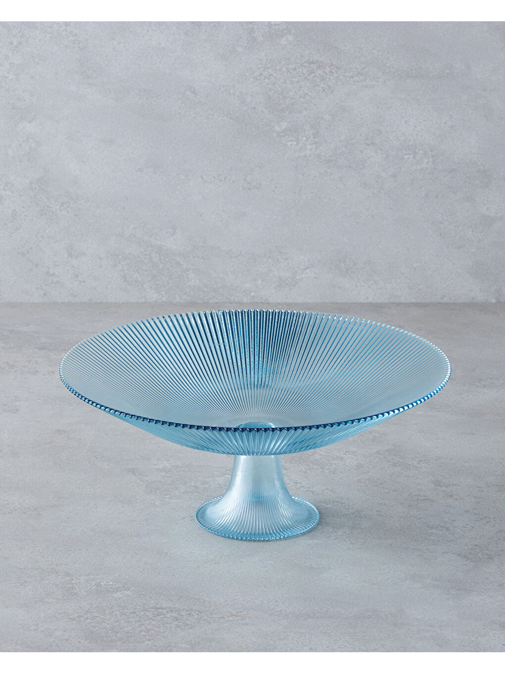 Aqualuxe Cam Sunumluk 30 cm Mavi