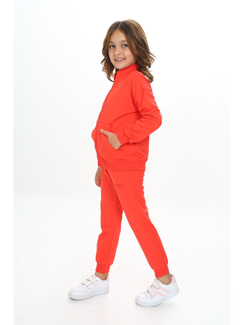 Kırmızı Kız Çocuk Eşofman Takım-1