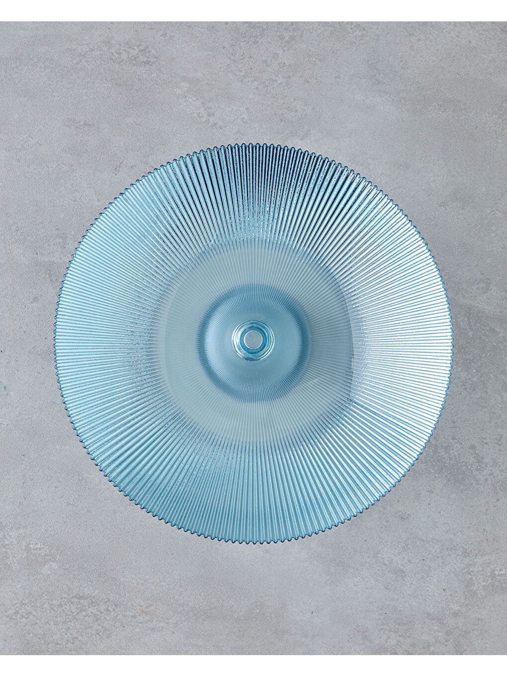 Aqualuxe Cam Sunumluk 30 cm Mavi-1