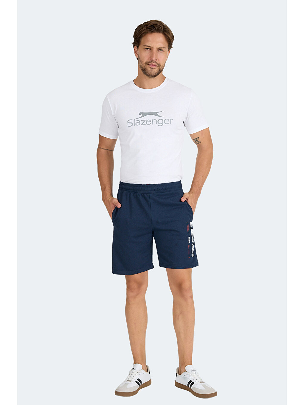 NEBO I Erkek Cepli Lacivert Şort-3