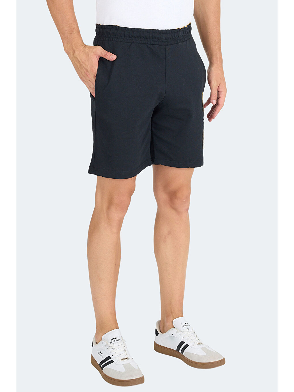 NEBO I Erkek Cepli Siyah Şort-2