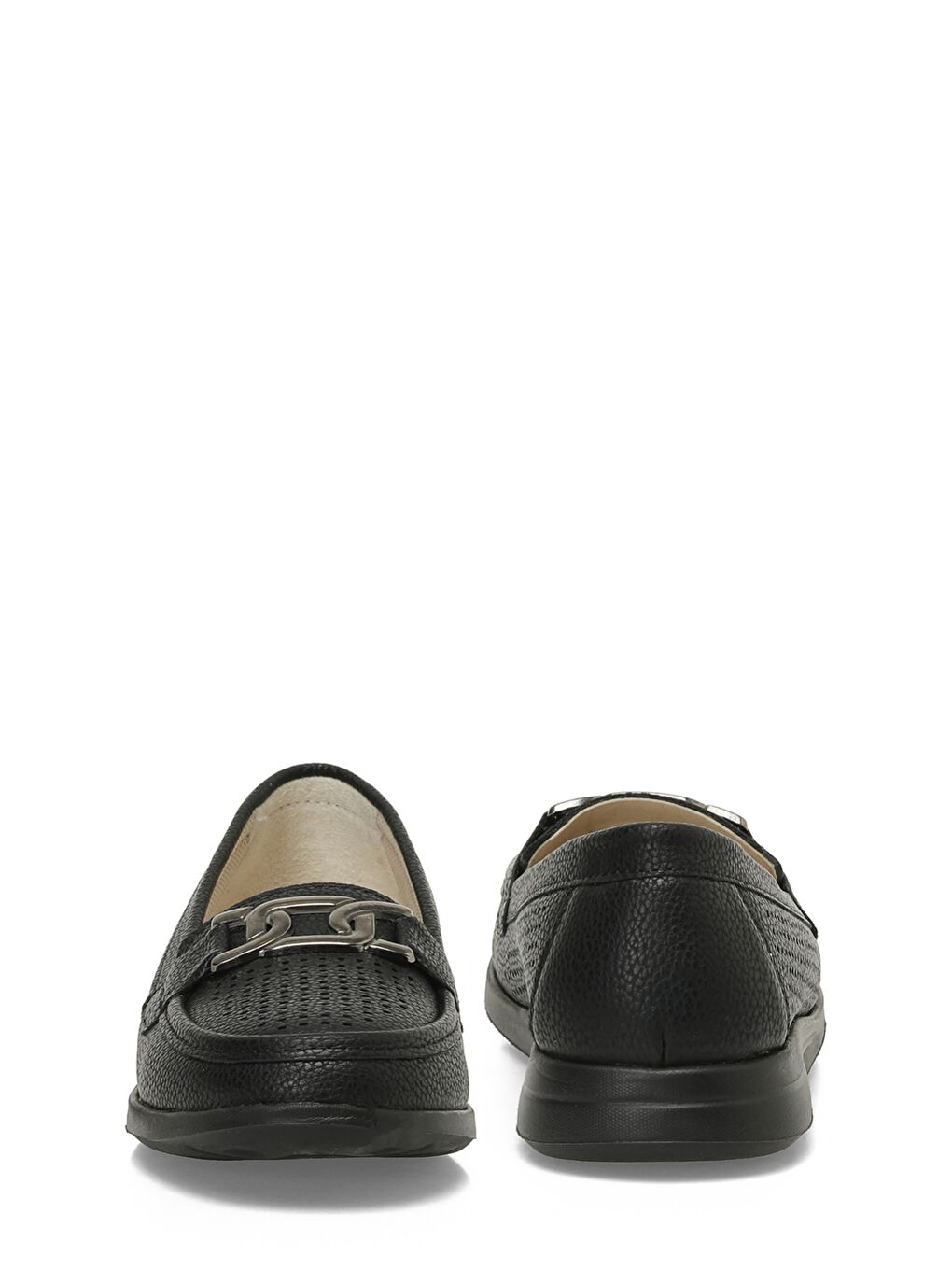 166019.Z5FX Siyah Kadın Loafer-4