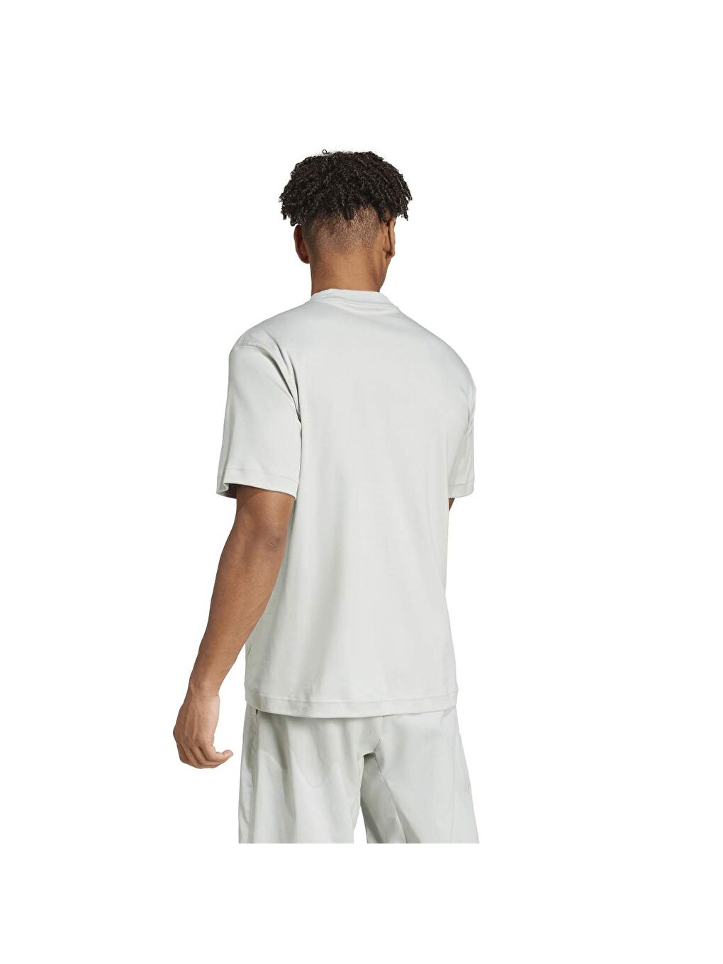 Ce Upf Erkek Gri Yuvarlak Yaka Tişört-1