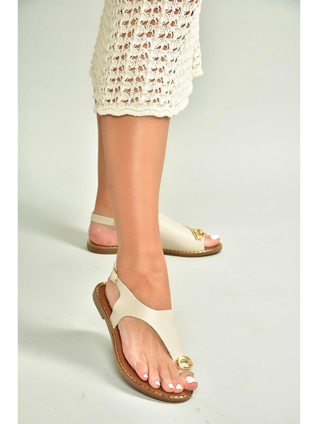 Bej Kadın Sandalet U6522271-3