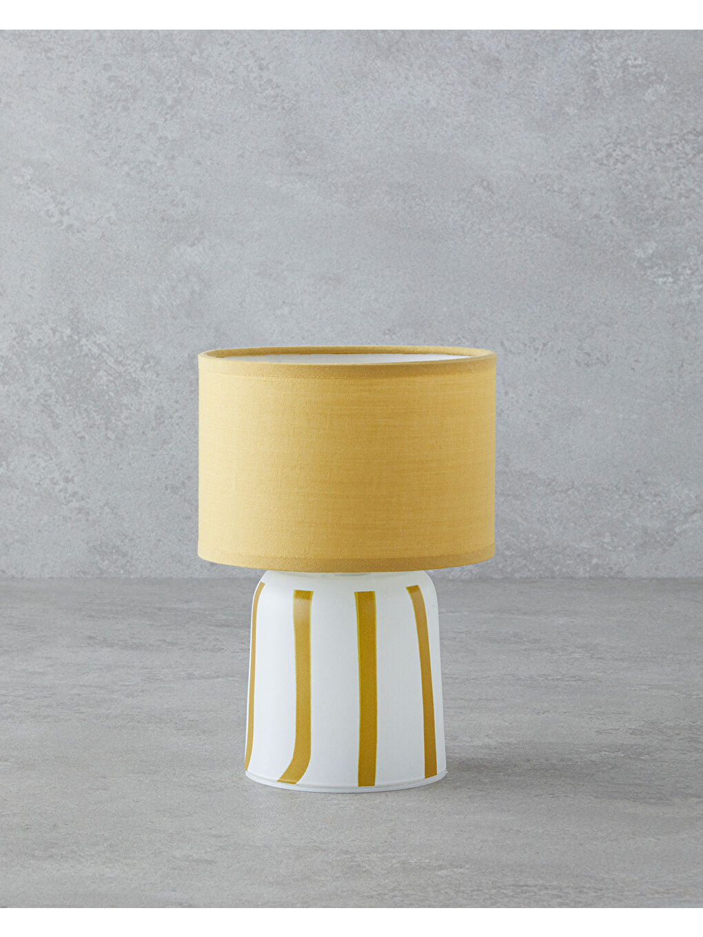 Stripes Dekoratif Aydınlatma 13x20 cm Sarı