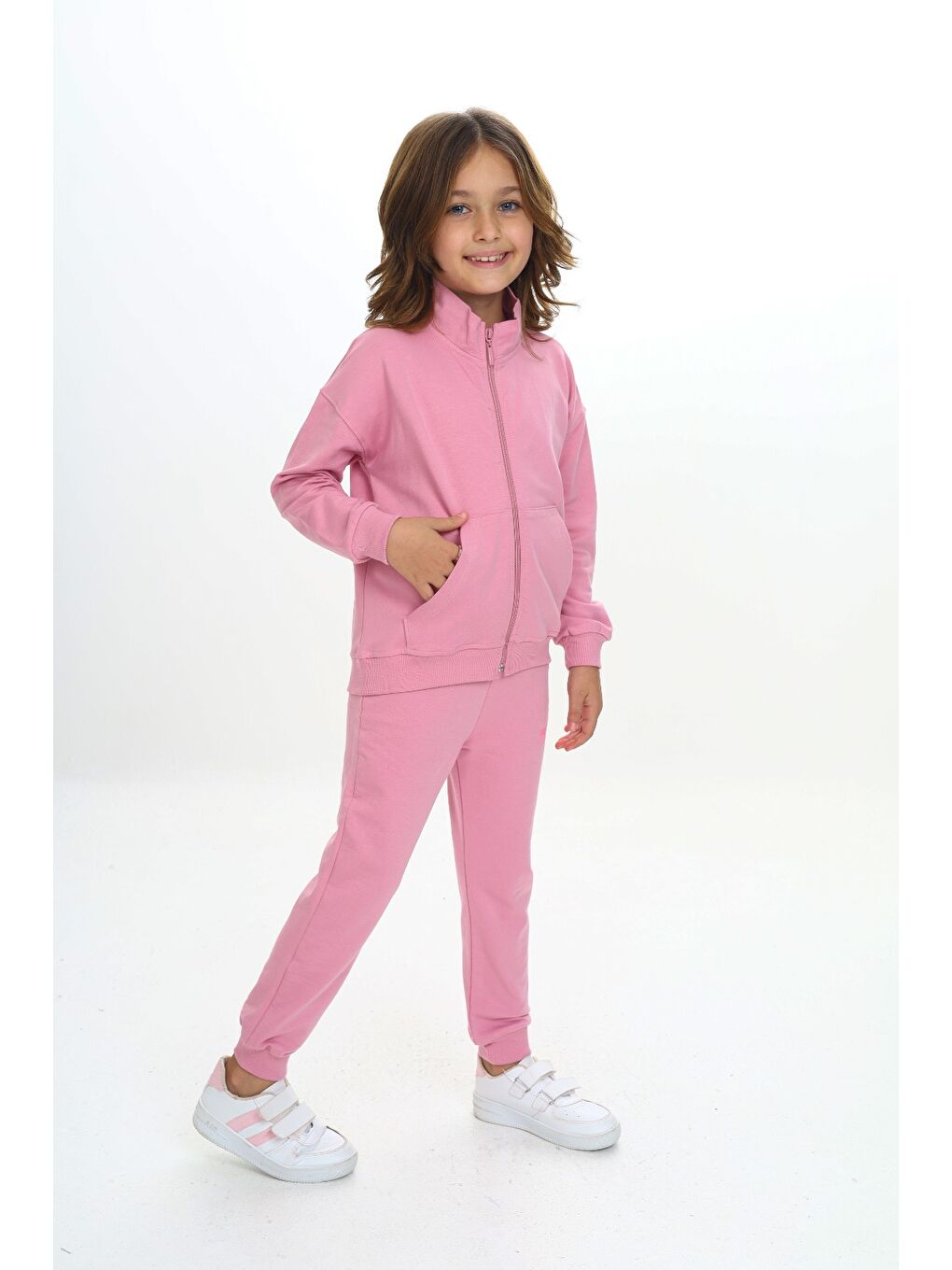 Pembe Kız Çocuk Eşofman Takım-1