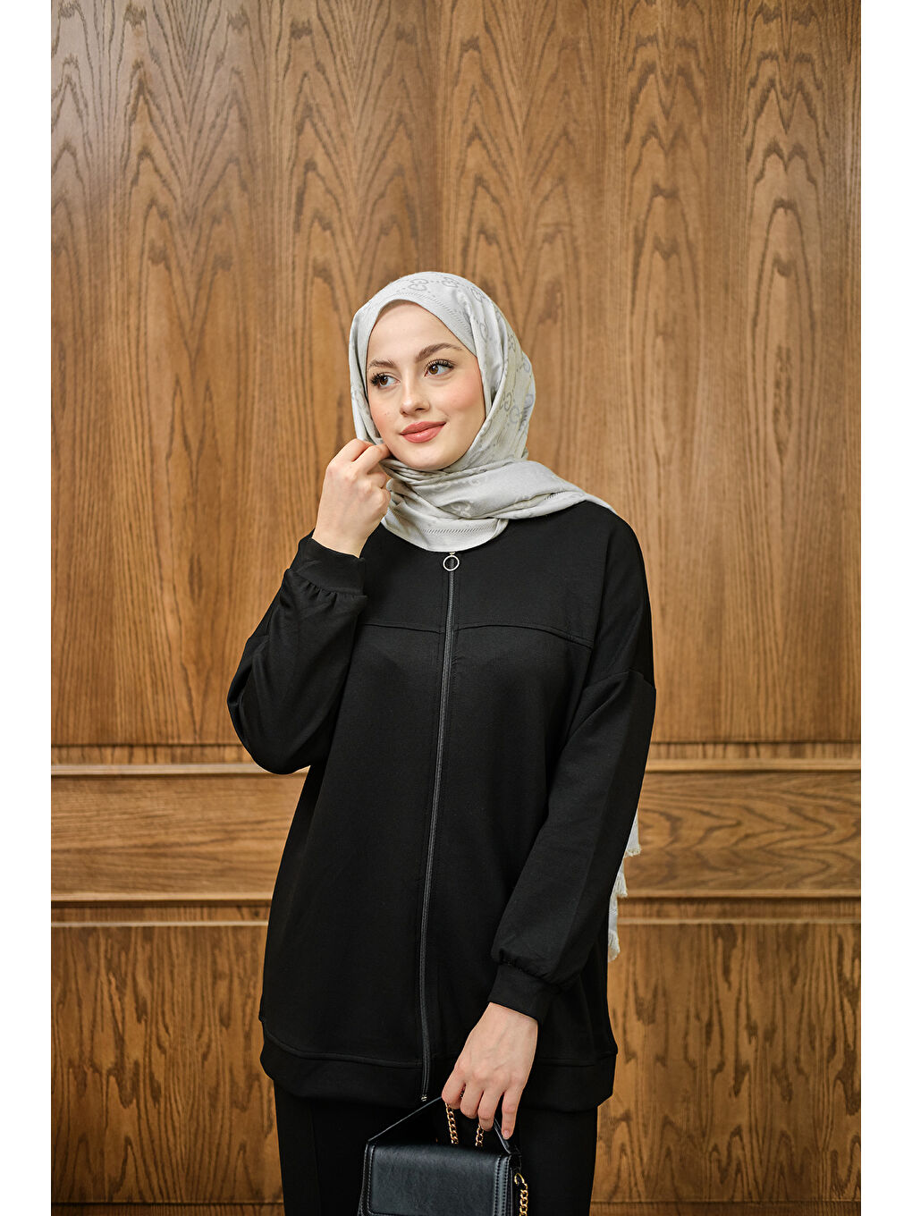 Kadın Cima Detay İkili Takım Siyah-4