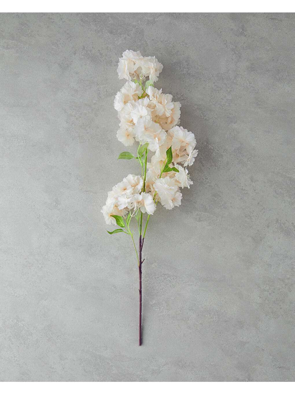 Bej Cherry Branch Tek Dal Yapay Çiçek