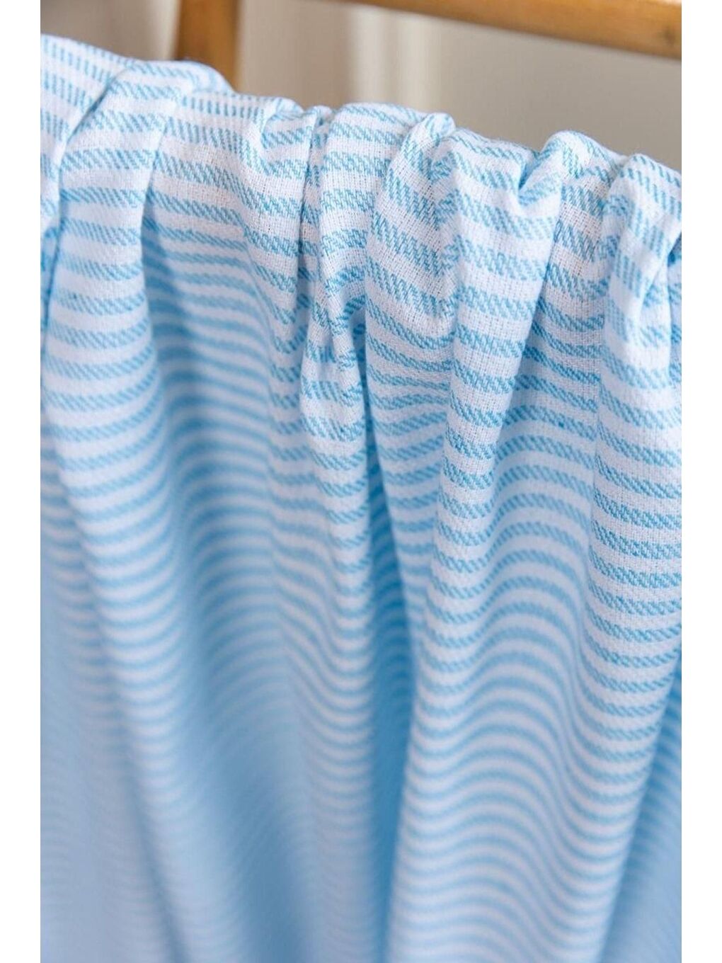 Turkuaz 2 Adet %100 Pamuk Peştemal Büşra TURKUAZ/90X180-2