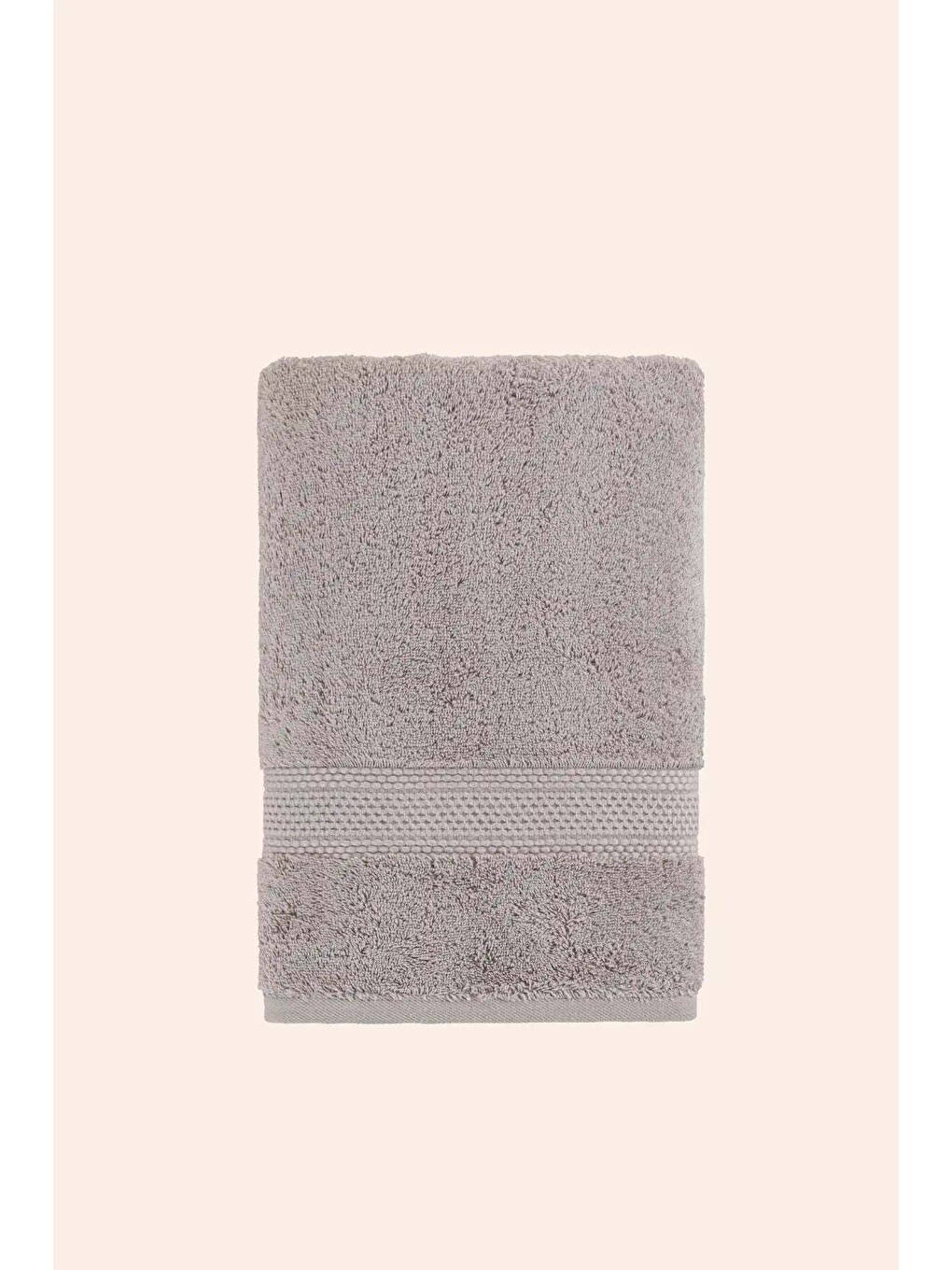 Gri Mısır %100 Mısır Pamuğu Havlu 4/50x90 Cm Burnt Grey-5