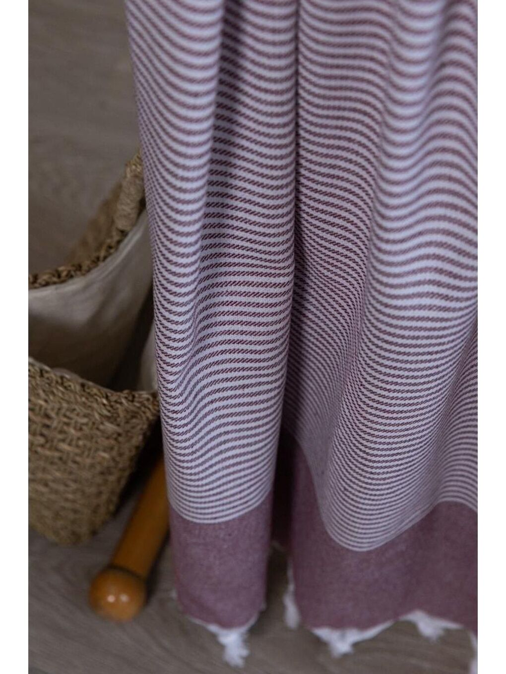 Lila 2 Adet %100 Pamuk Peştemal Büşra LILA/90X180-2