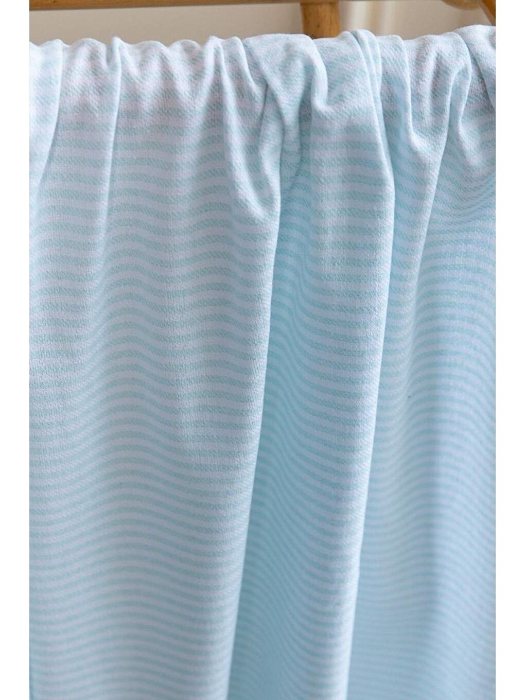 Mavi 2 Adet %100 Pamuk Peştemal Büşra BUZMAVISI/90X180-2