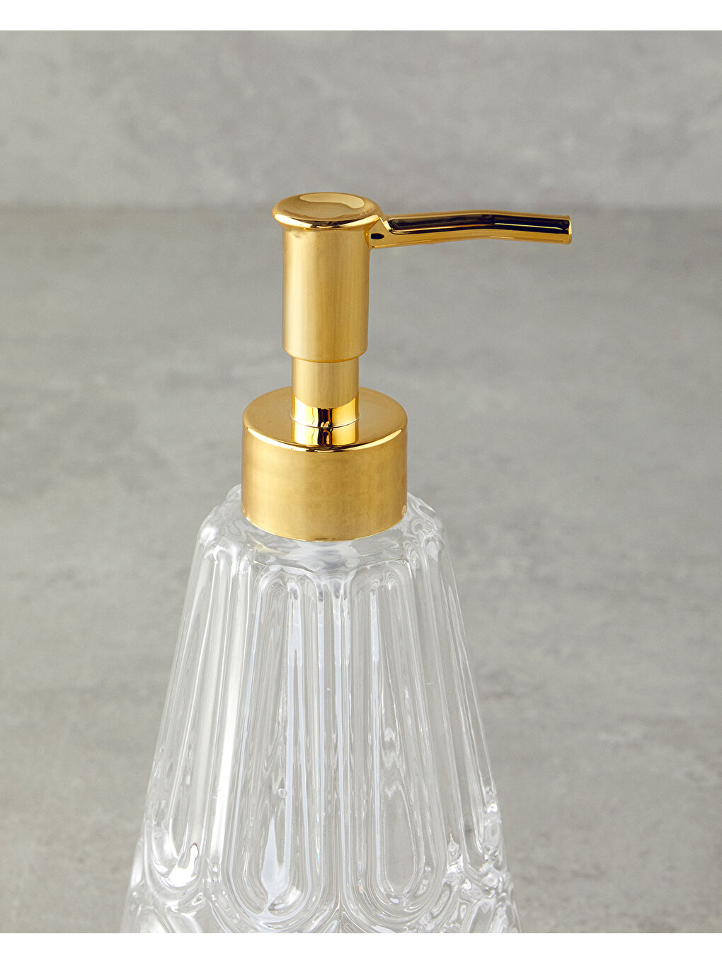 Renksiz Diana Cam Banyo Sıvı Sabunluk Şeffaf-1