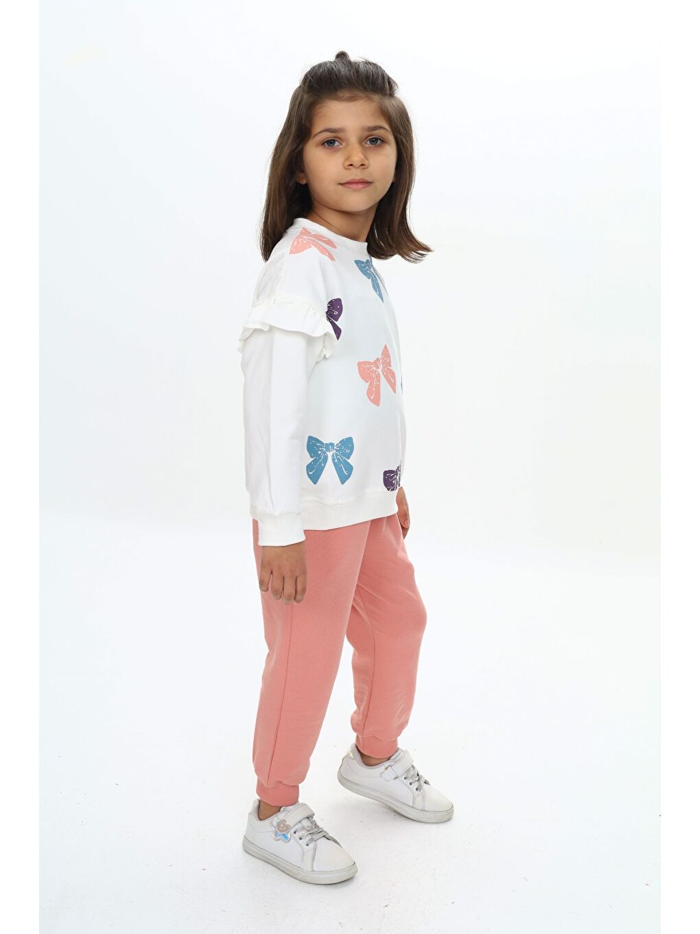Mercan Kız Çocuk Baskılı Eşofman Takım-2
